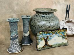 6 Pieces Of Handmade Studio Pottery