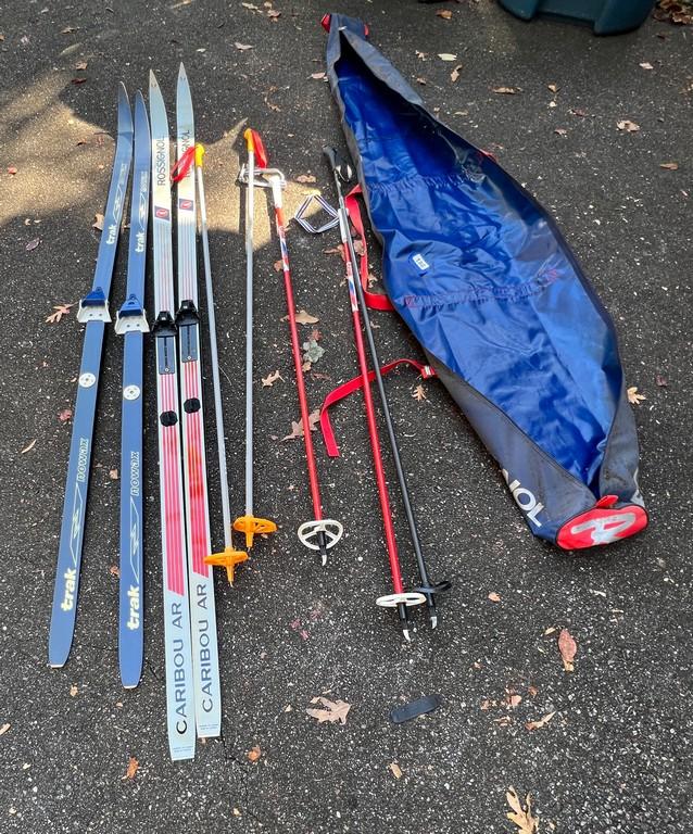 Travel Bag with Snow Skis