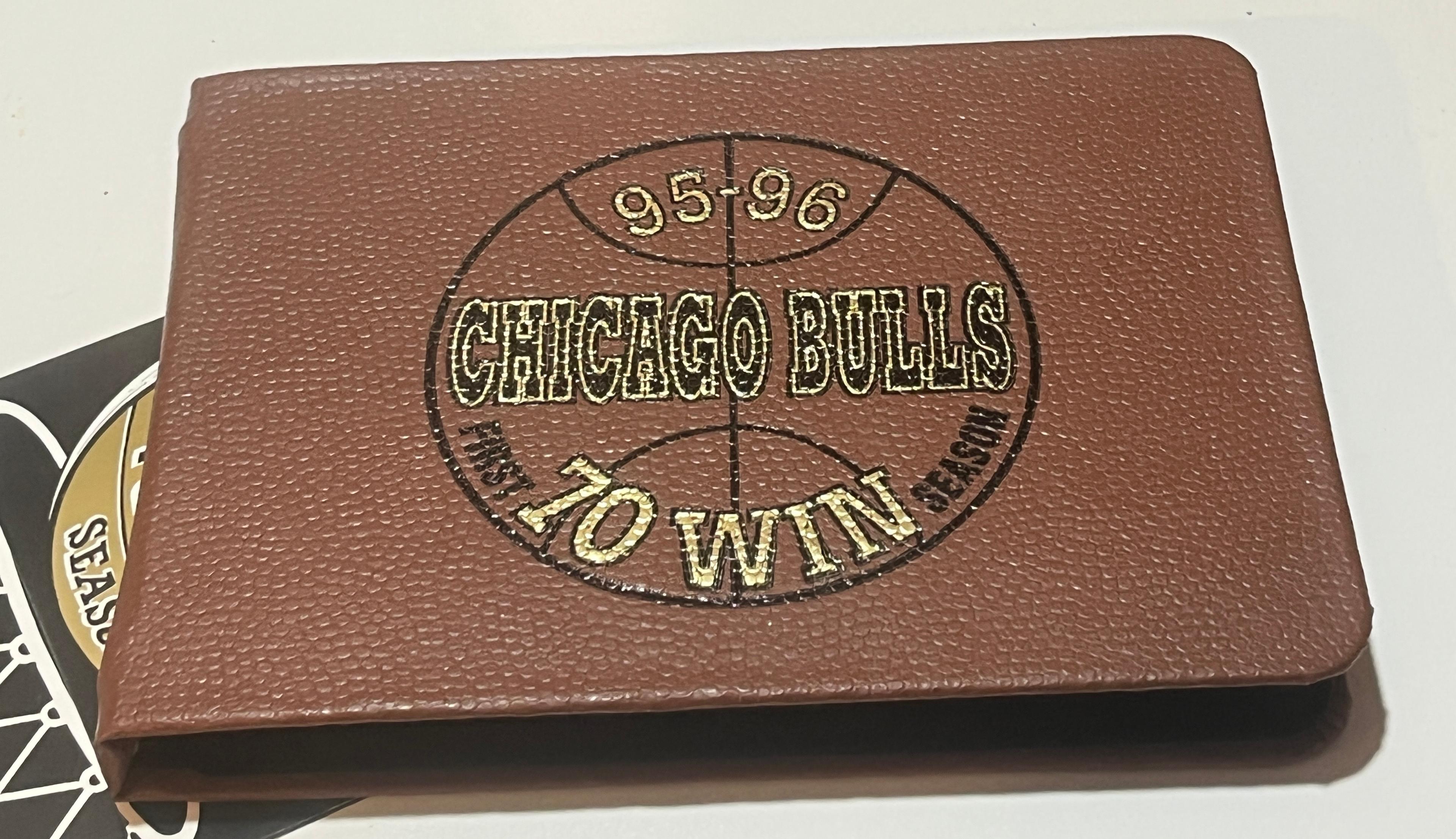 1995-96 First 70 Game Chicago Bulls Plaque Cards