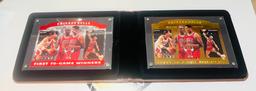 1995-96 First 70 Game Chicago Bulls Plaque Cards