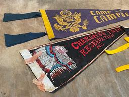Collection Of Old Pennants
