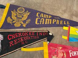Collection Of Old Pennants