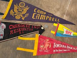 Collection Of Old Pennants
