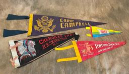 Collection Of Old Pennants