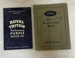 1941 Ford Model "A" Instruction Booklet