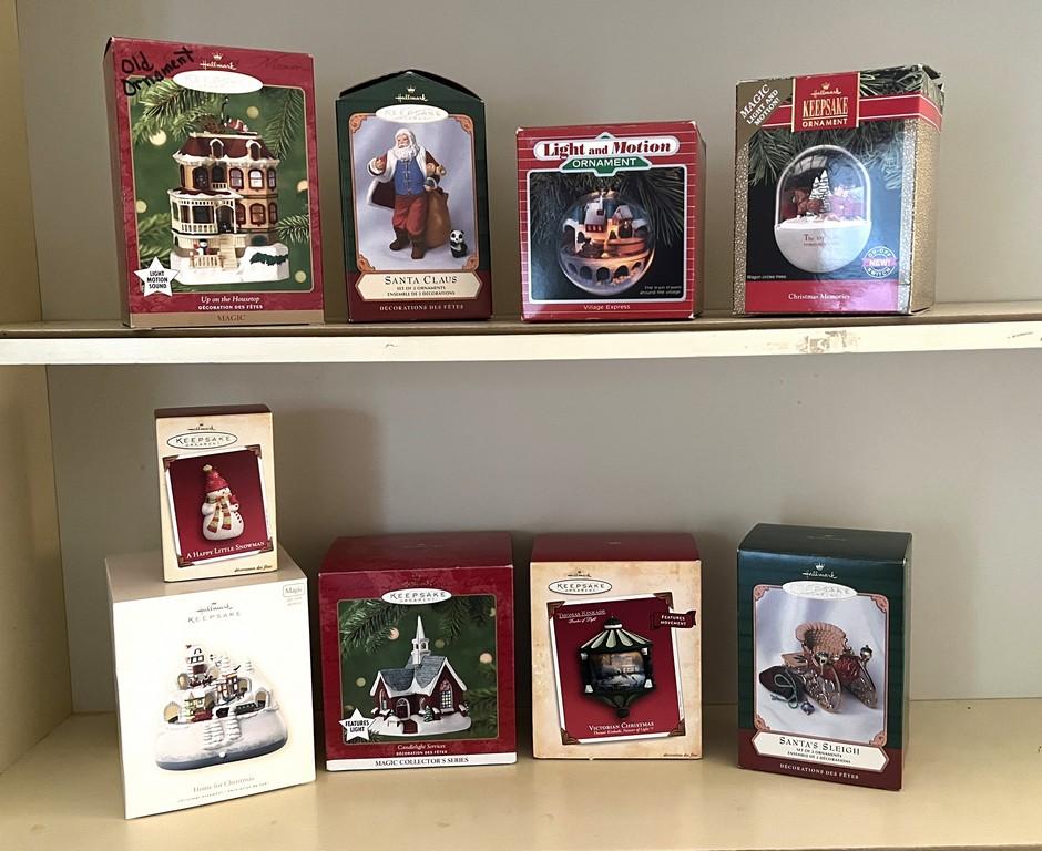 Lot of Light and Motion Hallmark Ornaments
