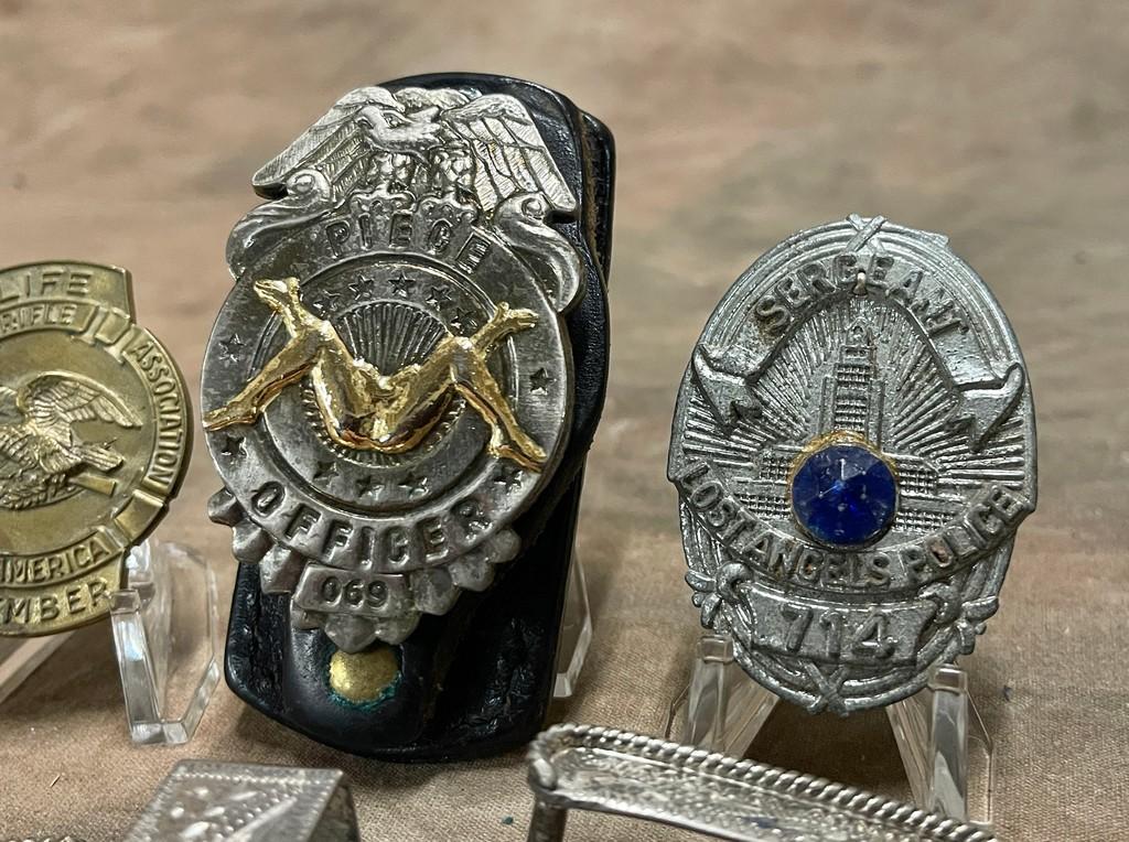 Lot of (4) Belt Buckles