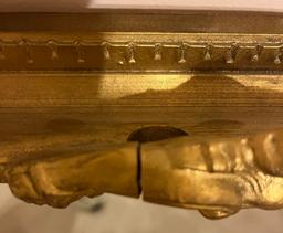 Plaster Gold Gild Mirror