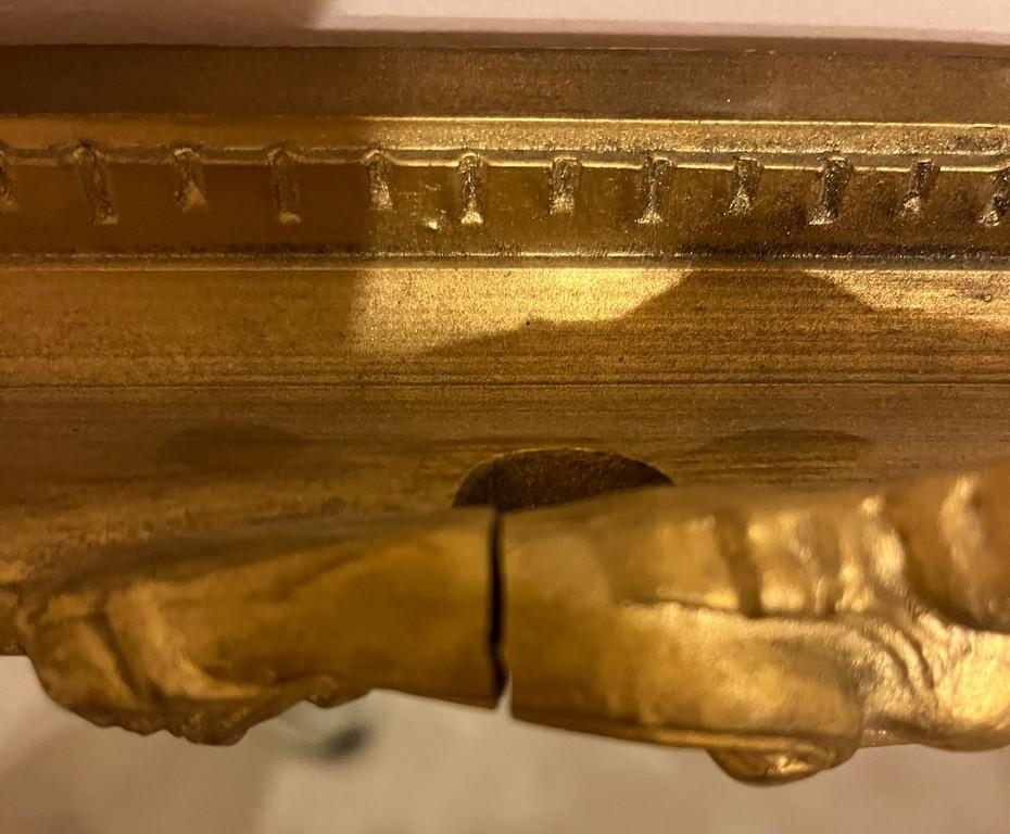 Plaster Gold Gild Mirror