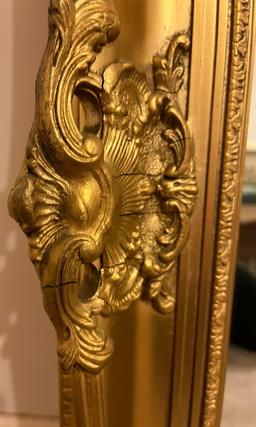 Plaster Gold Gild Mirror