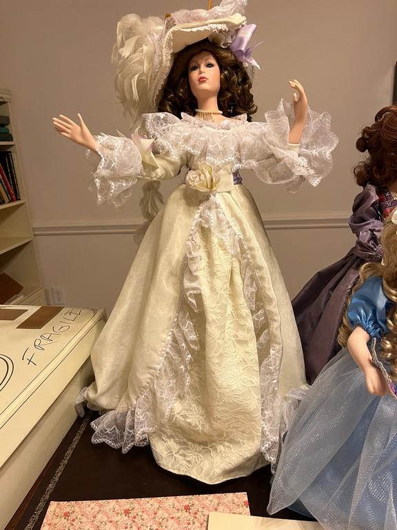 Lot of Five Bisque Dolls