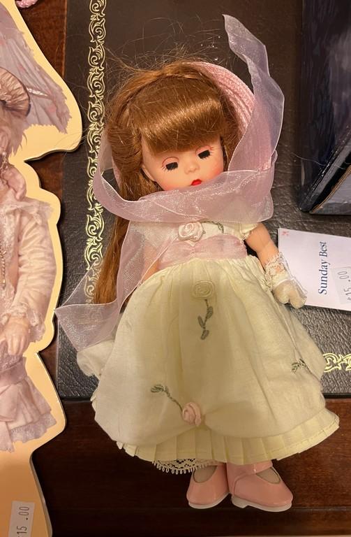 Lot of Five Bisque Dolls