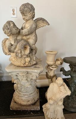 Lot of Concrete Yard Items