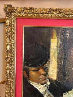 Oil On Canvas By Ribiera