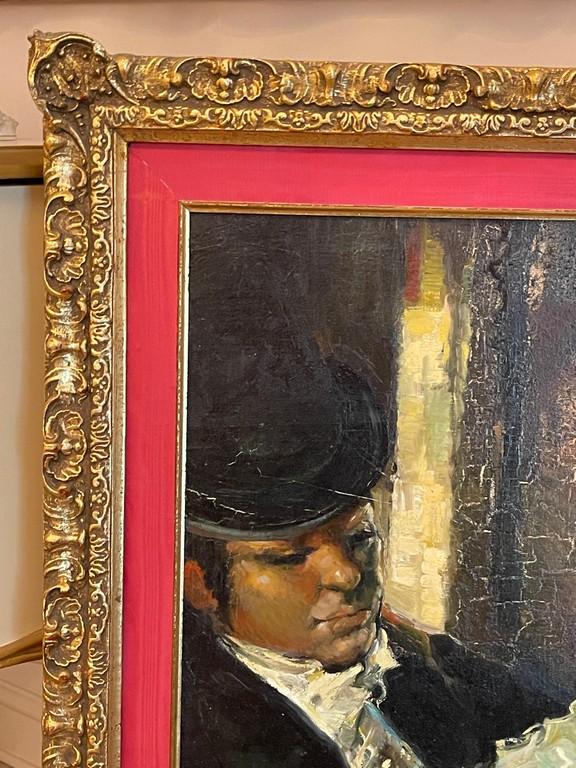 Oil On Canvas By Ribiera
