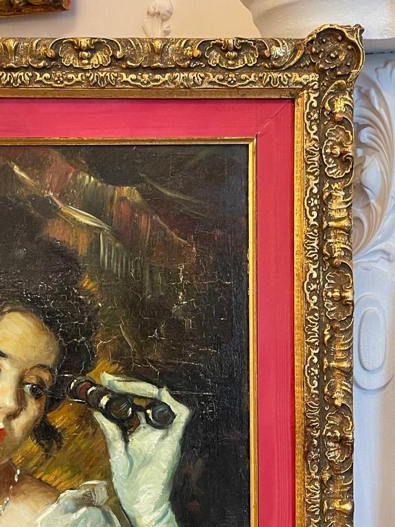 Oil On Canvas By Ribiera