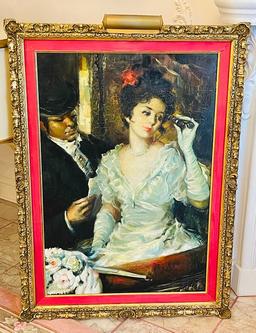 Oil On Canvas By Ribiera