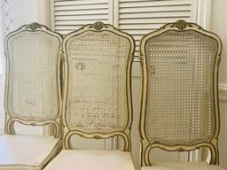 Set Of 6 French Provincial Dinning Chairs