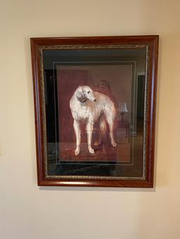 Borzoi Hound by Bernard de Claviere D'Hust