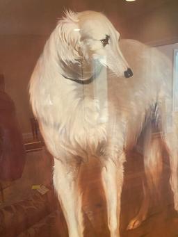 Borzoi Hound by Bernard de Claviere D'Hust