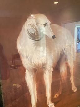 Borzoi Hound by Bernard de Claviere D'Hust