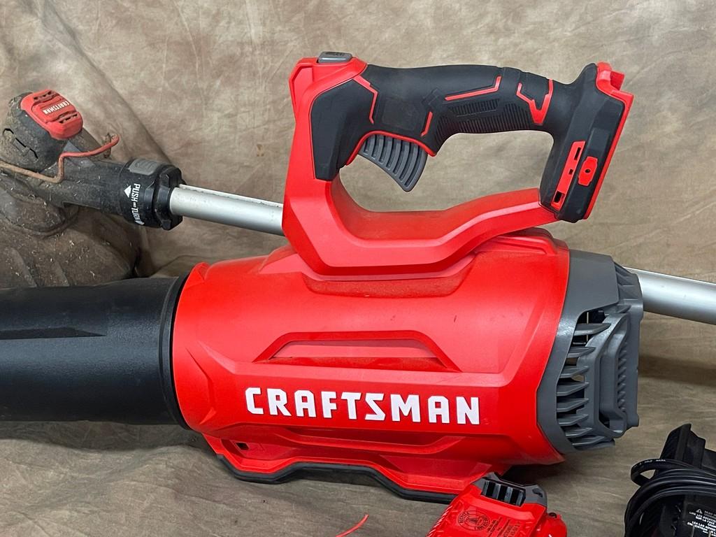 Craftsman Battery-Powered Weed eater and Blower