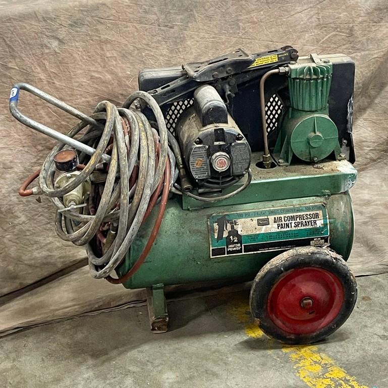 Air Compressor Paint Sprayer Single Cylinder Model 106.151140