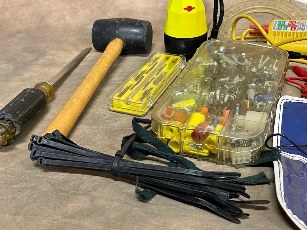 Lot of Electrical Supplies and Tools