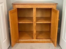 Oak 2 Door Cabinet