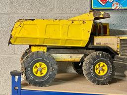 Toy Gun & 2 Tonka Dump Trucks