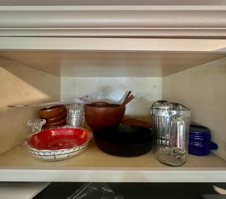 Contents Of Kitchen Cabinet Above Refrigerator