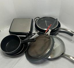 Cuisinart Waffle Maker & Assorted Skillets