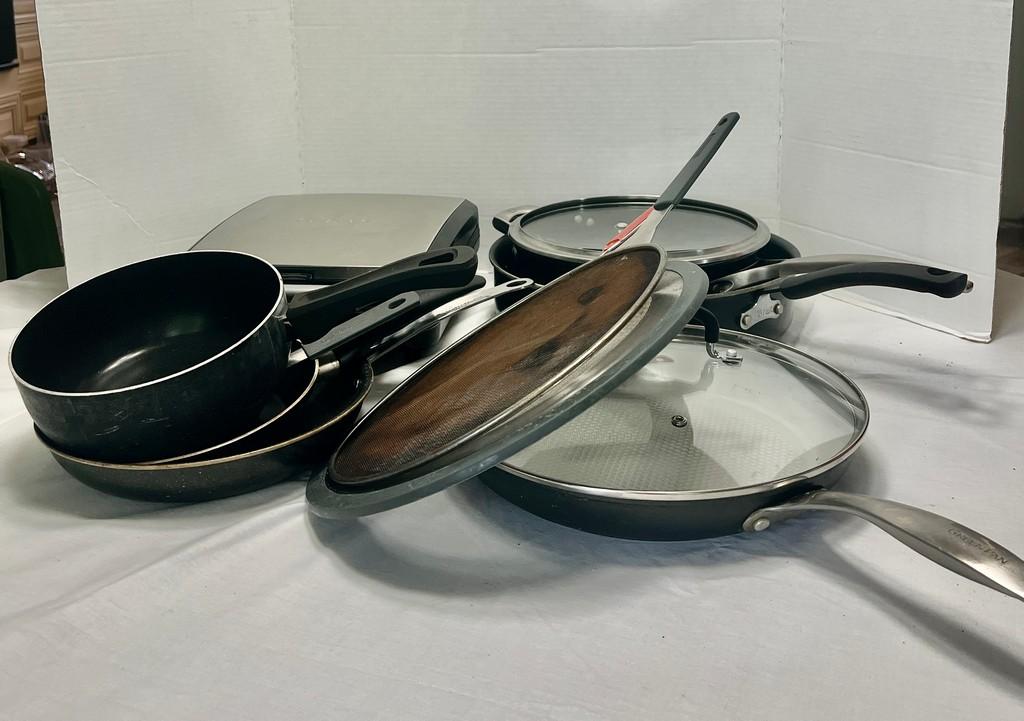 Cuisinart Waffle Maker & Assorted Skillets