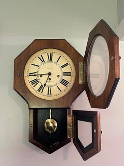 Verichrom Westminster Chime Regulator Wall Clock With Key