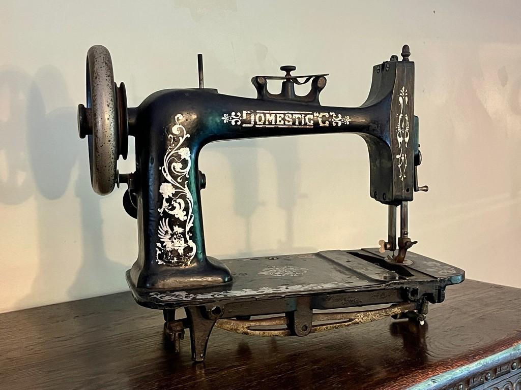 Domestic Antique Crank Sewing Machine