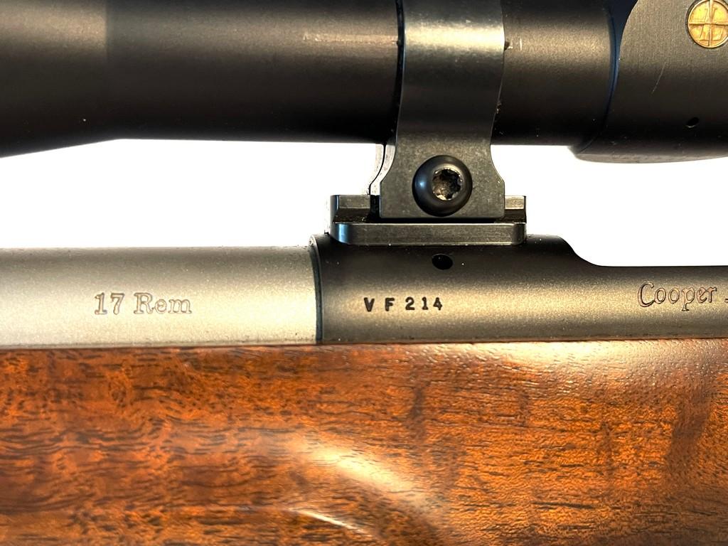 Cooper Arms Model 21 Varmint Extreme 17 Rem. Cal. Stainless Fluted Bolt Action Rifle With 6.5X20 Leu