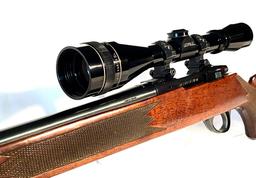 Sako 222 rem. Cal. Bolt Action Rifle With 12X Leupold Scope