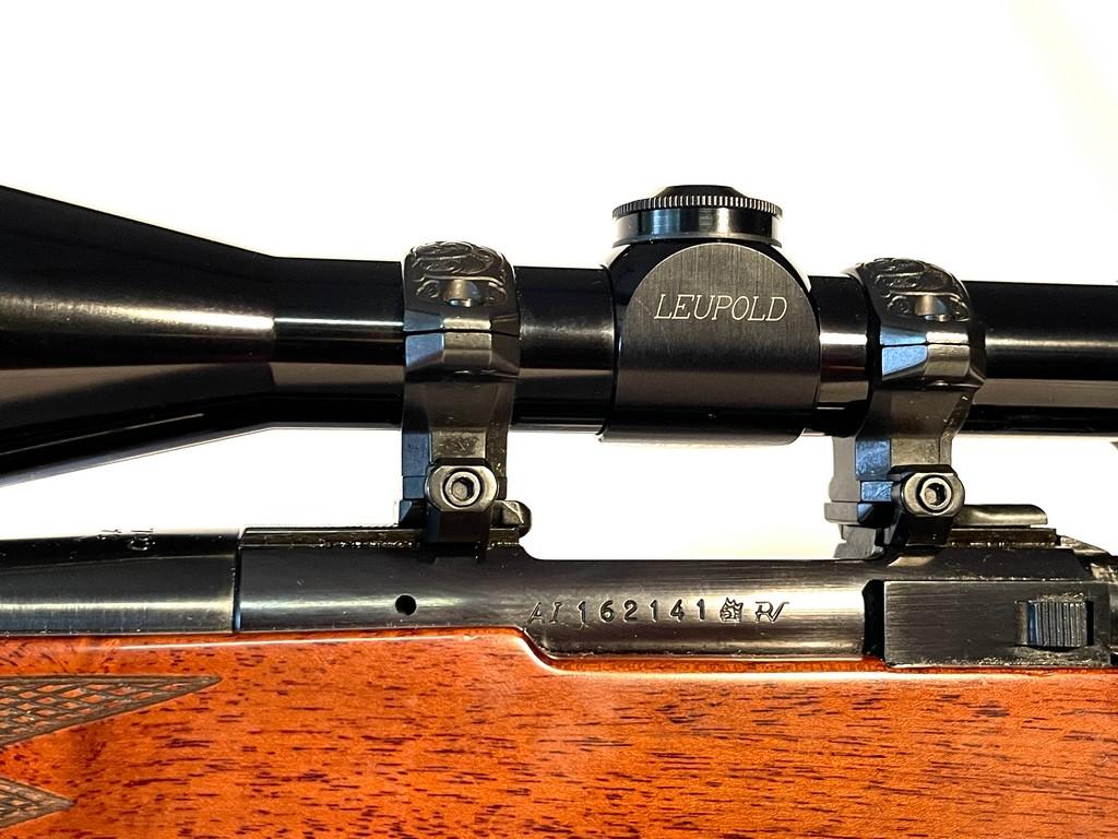 Sako 222 rem. Cal. Bolt Action Rifle With 12X Leupold Scope