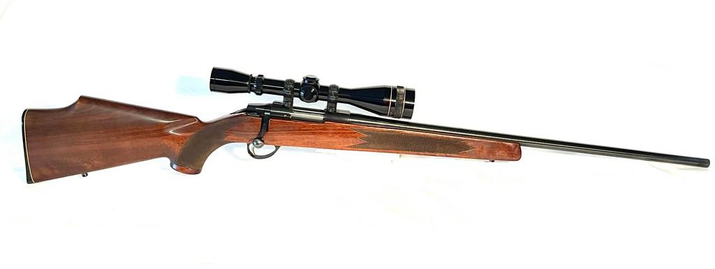 Sako 222 rem. Cal. Bolt Action Rifle With 12X Leupold Scope