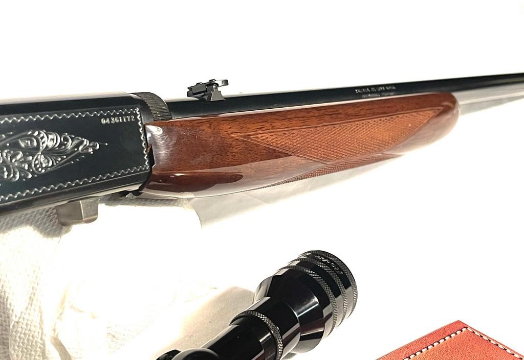 Browning SA-22 Semi Automatic Belgium Made Rifle With Redfield 4X Scope