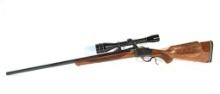 Browning Model B-78 22-250 Cal. Octagon Barrel Rifle With 10X Leupold Scope