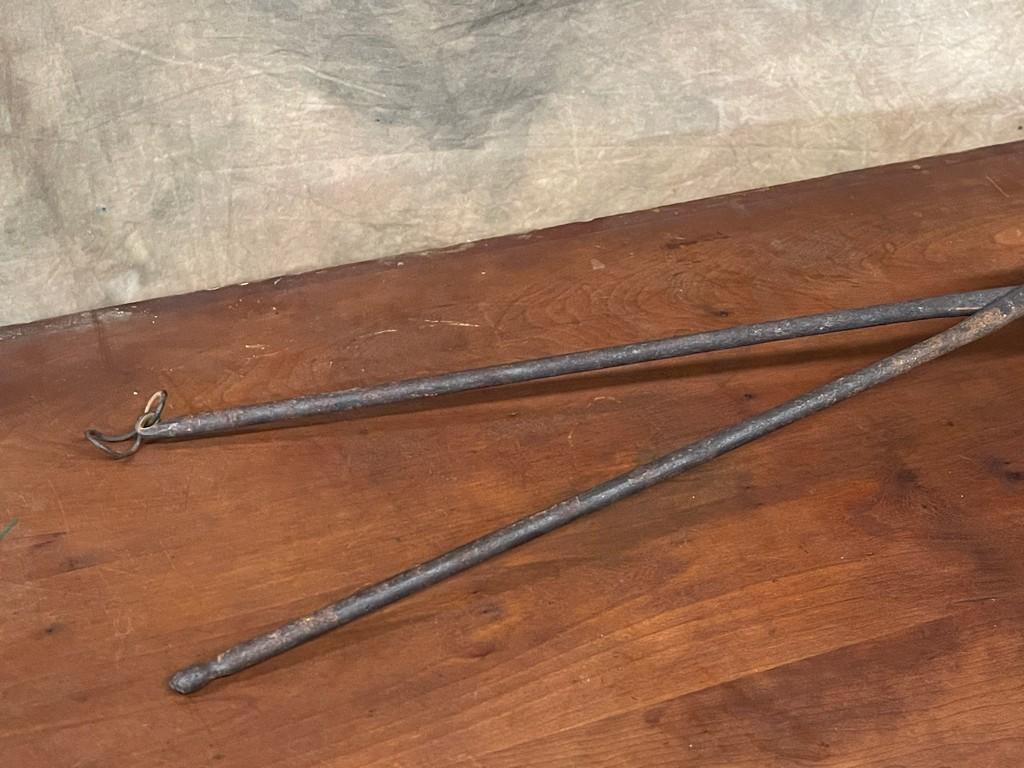 Late 18th Century Hand Wrought Round Wafer Iron