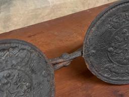 Late 18th Century Hand Wrought Round Wafer Iron