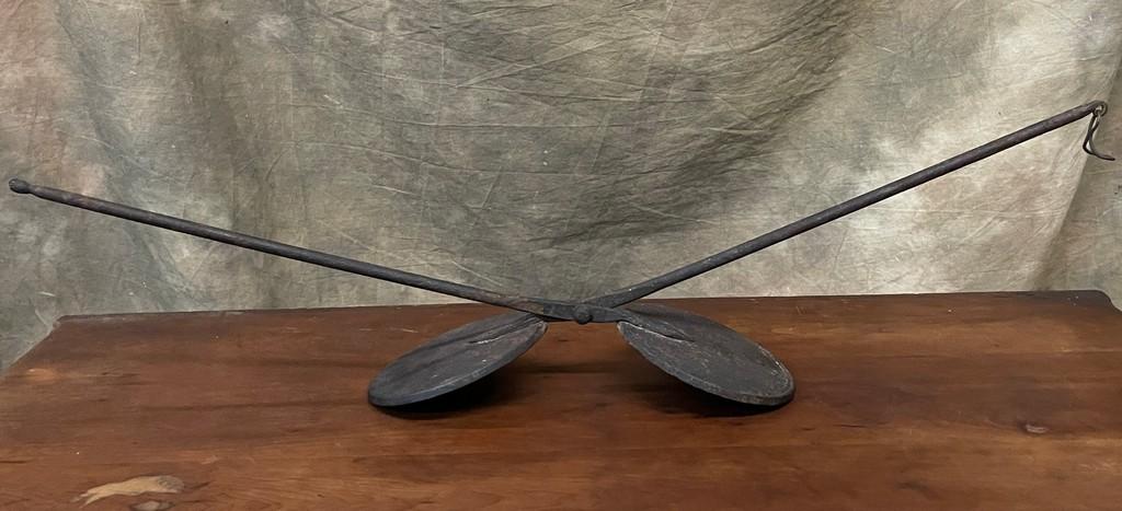 Late 18th Century Hand Wrought Round Wafer Iron