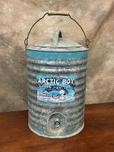 Artic Boy Galvanized Cooler With Original Label