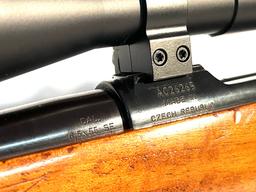 CZ Model 550 6.5x 55 Bolt Action Rifle with Leupold VariX III 3.5X10 Scope