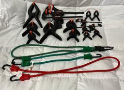 Clamp Lot & Bungees