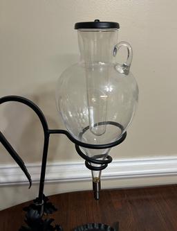 Wine Dispenser with Etched Glass