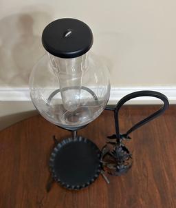 Wine Dispenser with Etched Glass