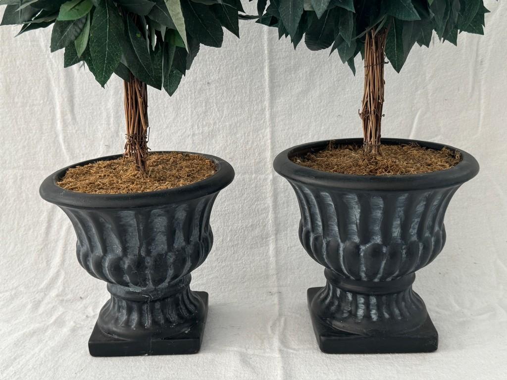 Pair of Weighted Topiaries